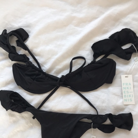 NWT Frankies Bikinis Birdie Ali Set S M - Picture 2 of 8
